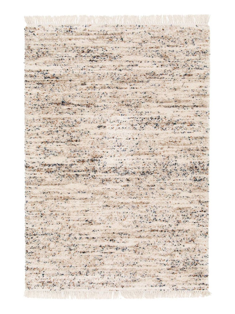 Tapis intérieur avec motif tacheté créme Richie Beige - Kiabi