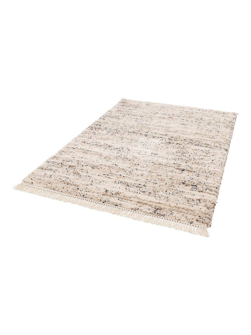 Tapis intérieur avec motif tacheté créme Richie Beige - Kiabi