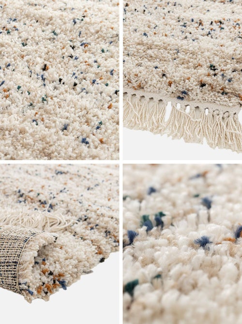 Tapis intérieur avec motif tacheté créme Richie - Kiabi