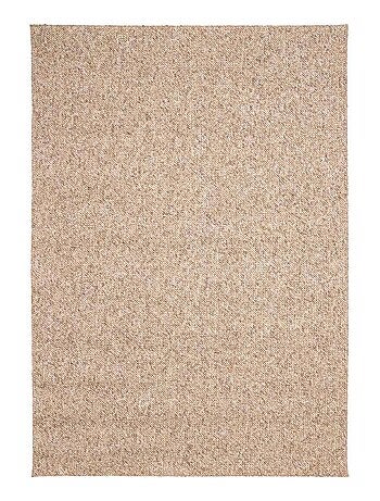 Tapis intérieur bouclette caramel effet chiné Walter