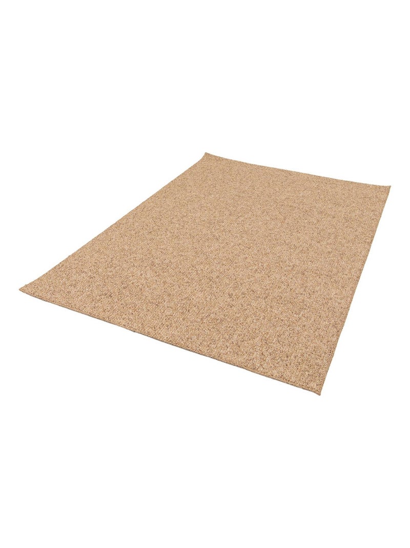 Tapis intérieur bouclette caramel effet chiné Walter Marron caramel - Kiabi