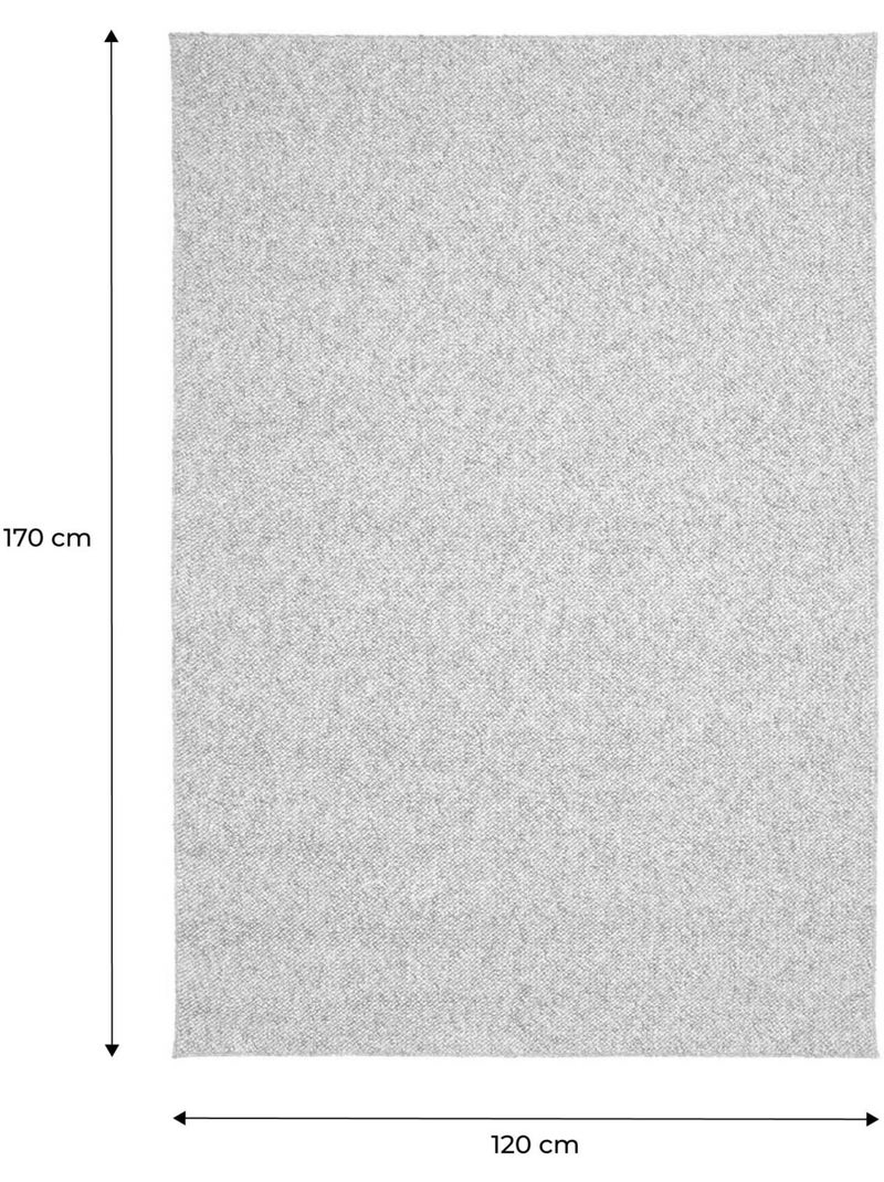 Tapis intérieur bouclette caramel effet chiné Walter Marron caramel - Kiabi