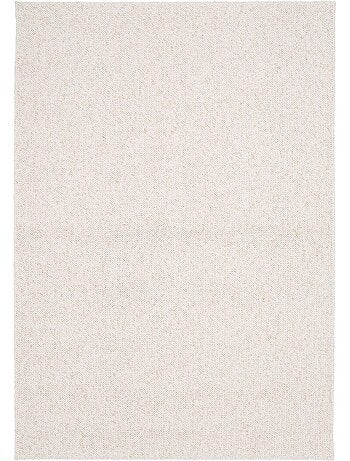 Tapis intérieur bouclette crème effet chiné walter