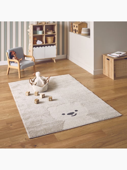 Tapis intérieur enfant beige crème petit ourson elliot - Kiabi Tapis intérieur enfant beige crème petit ourson elliot - Kiabi