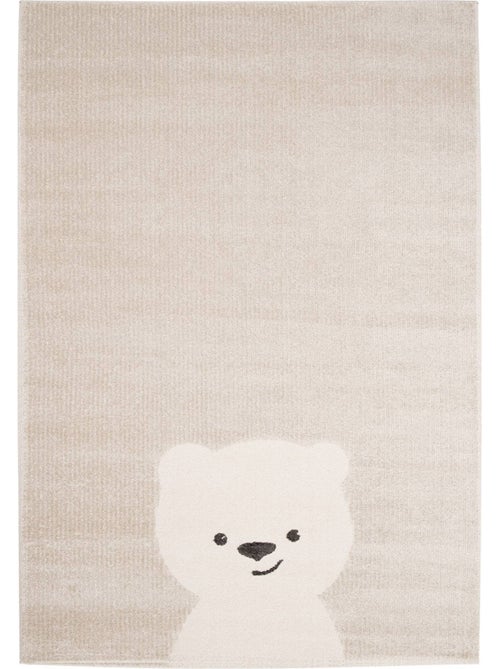 Tapis intérieur enfant beige crème petit ourson elliot - Kiabi Tapis intérieur enfant beige crème petit ourson elliot - Kiabi