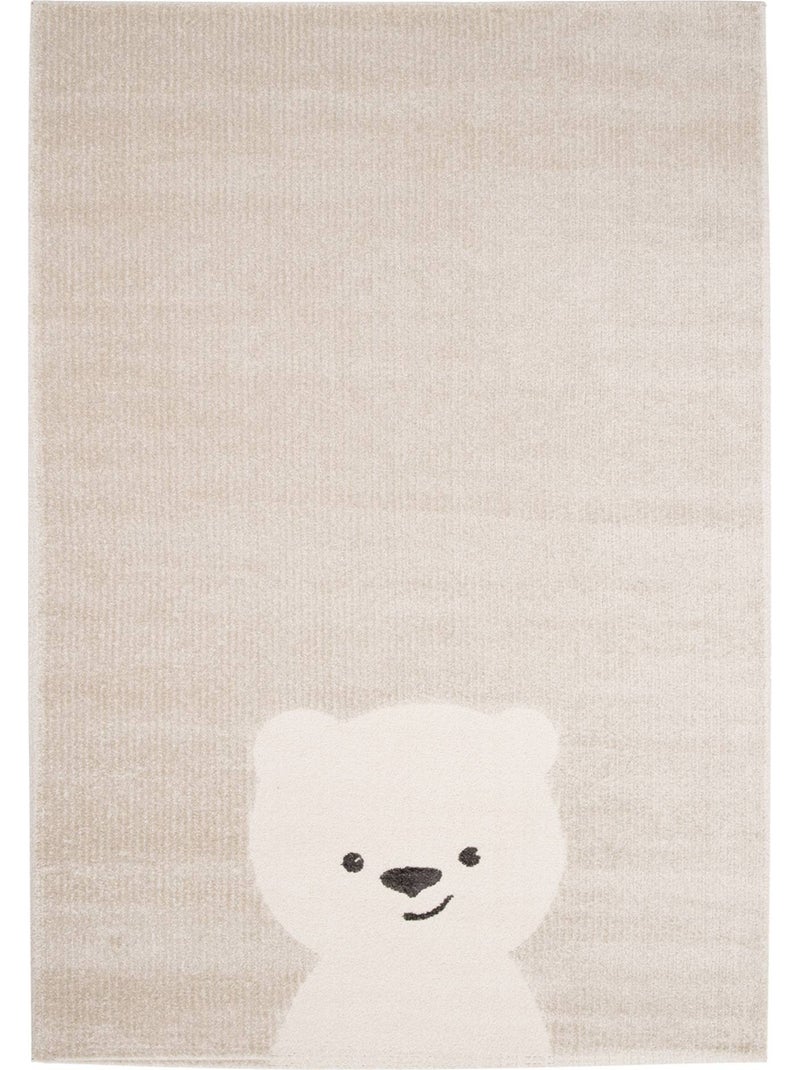 Tapis intérieur enfant beige crème petit ourson elliot N/A - Kiabi
