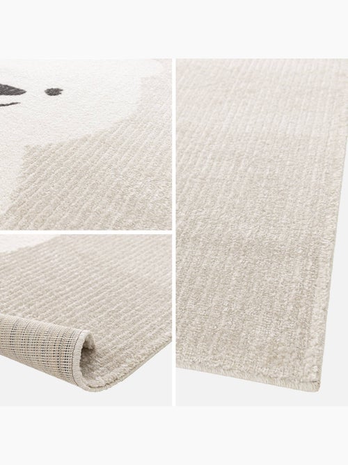 Tapis intérieur enfant beige crème petit ourson elliot - Kiabi Tapis intérieur enfant beige crème petit ourson elliot - Kiabi