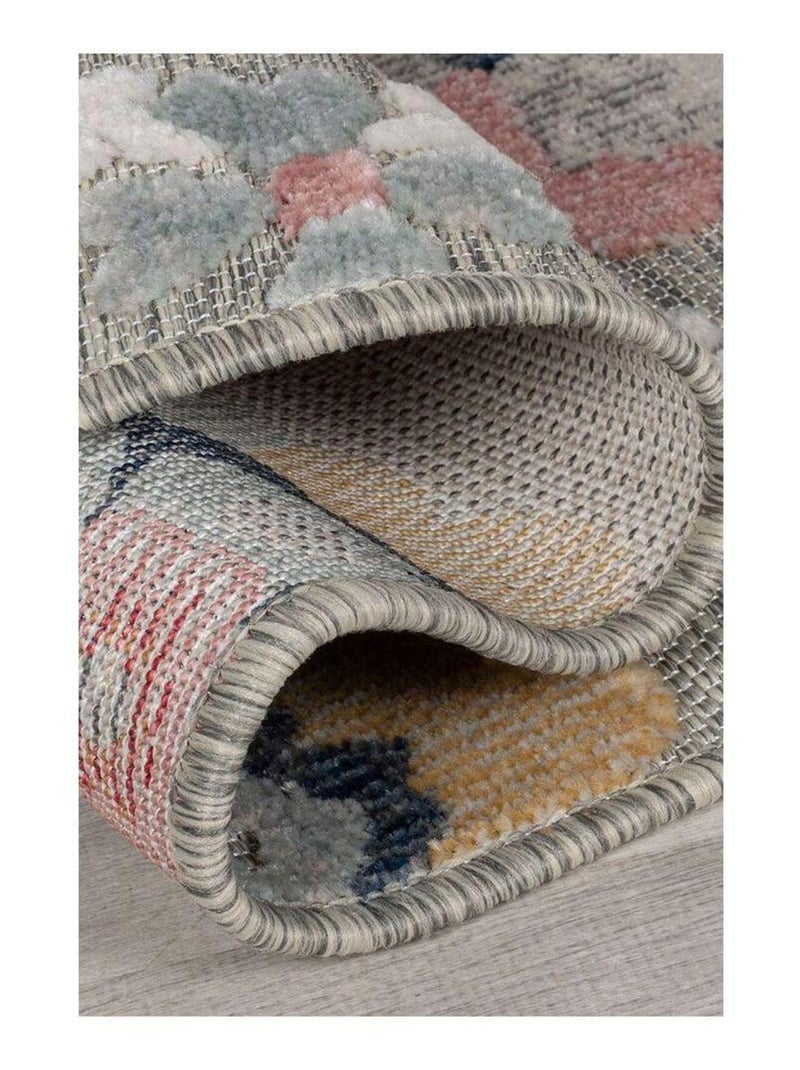 Tapis intérieur et extérieur design Flora Vert - Kiabi