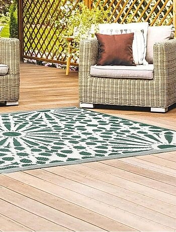 Tapis intérieur et extérieur Patio 120x180 vert