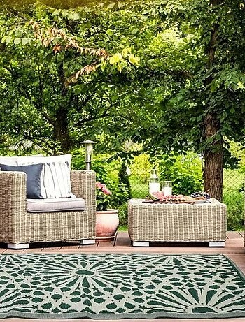Tapis intérieur et extérieur Patio 120x180 vert