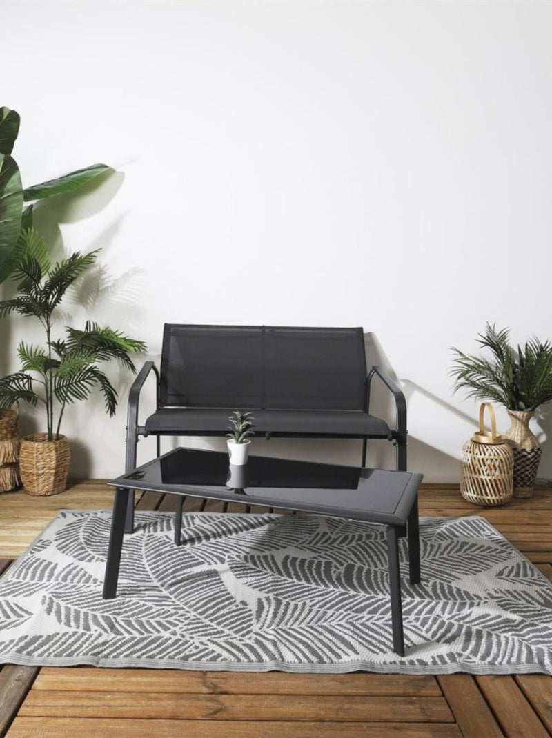 Tapis intérieur extérieur à motifs Vert - Kiabi