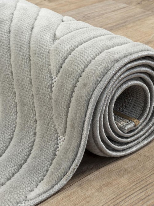 Tapis intérieur extérieur en relief ton sur ton LYN14 ARC6EL - Kiabi