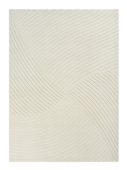 Tapis intérieur extérieur en relief ton sur ton LYN14 GEMGRAF - Kiabi