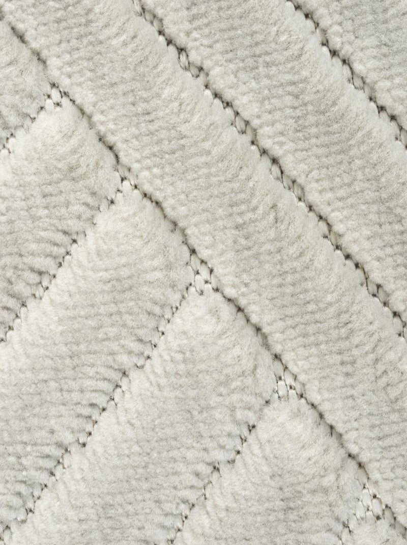 Tapis intérieur extérieur en relief ton sur ton LYN14 GEMGRAF Gris - Kiabi