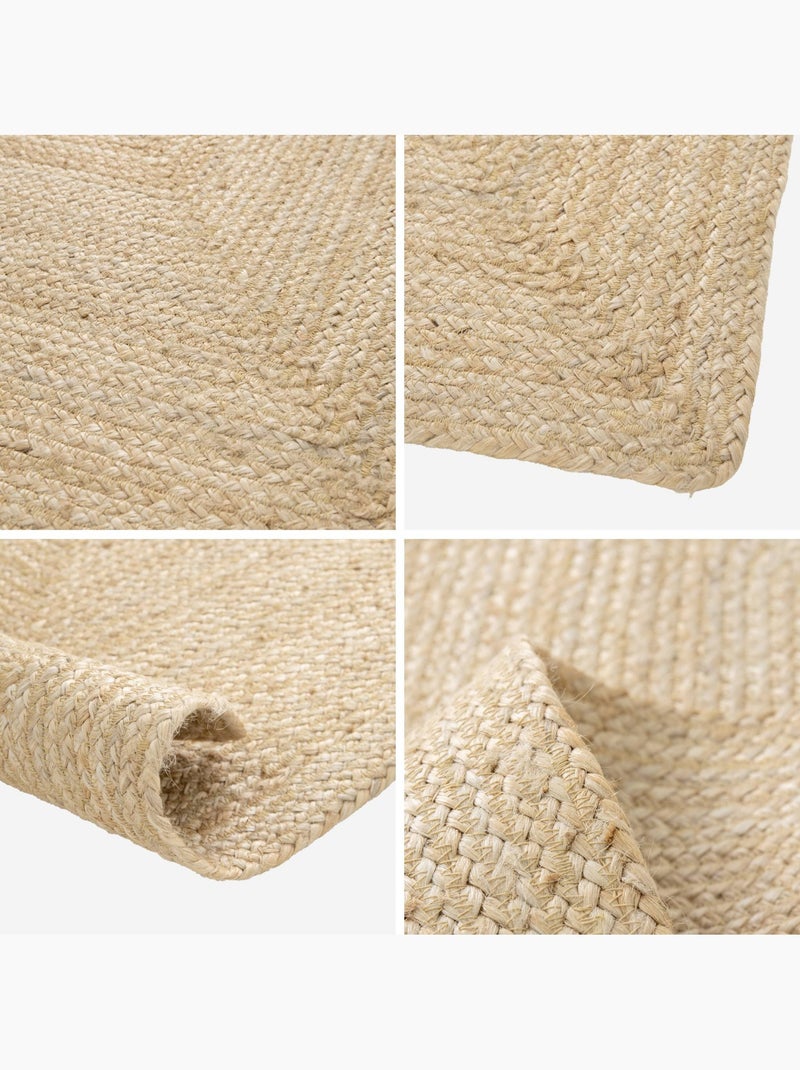 Tapis intérieur jute naturel Padma Marron clair - Kiabi