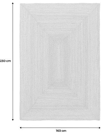 Tapis intérieur jute naturel Padma