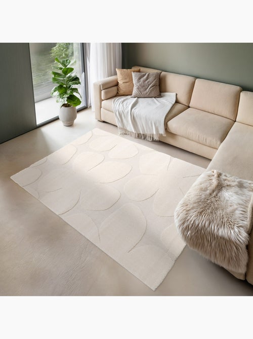 Tapis intérieur motif fleures crème betty - Kiabi Tapis intérieur motif fleures crème betty - Kiabi