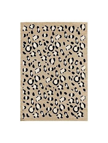 Tapis intérieur motif léopard beige Jack