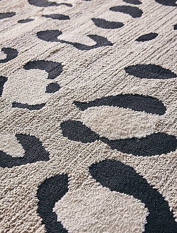 Tapis intérieur motif léopard beige Jack