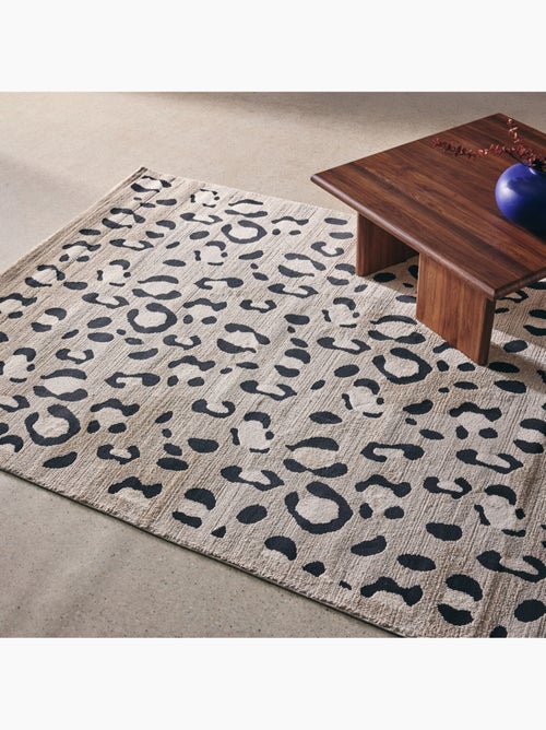 Tapis intérieur motif léopard beige Jack - Kiabi