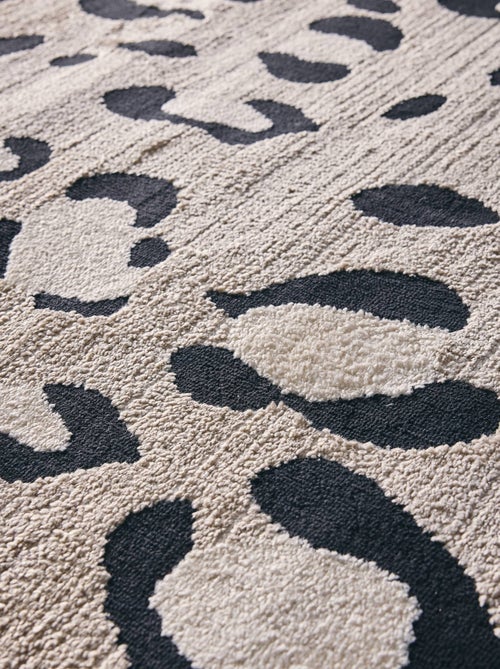 Tapis intérieur motif léopard beige Jack - Kiabi