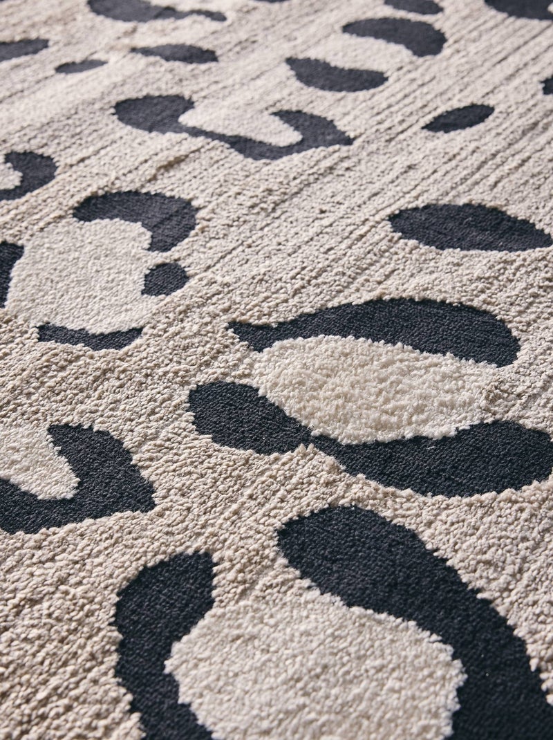 Tapis intérieur motif léopard beige Jack Beige - Kiabi