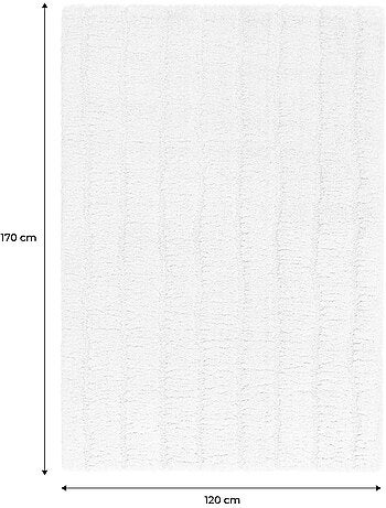 Tapis intérieur motif linéaire crème Sol