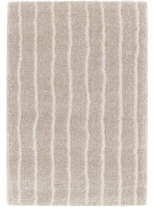 Tapis intérieur motif linéaire taupe uma - Kiabi Tapis intérieur motif linéaire taupe uma - Kiabi