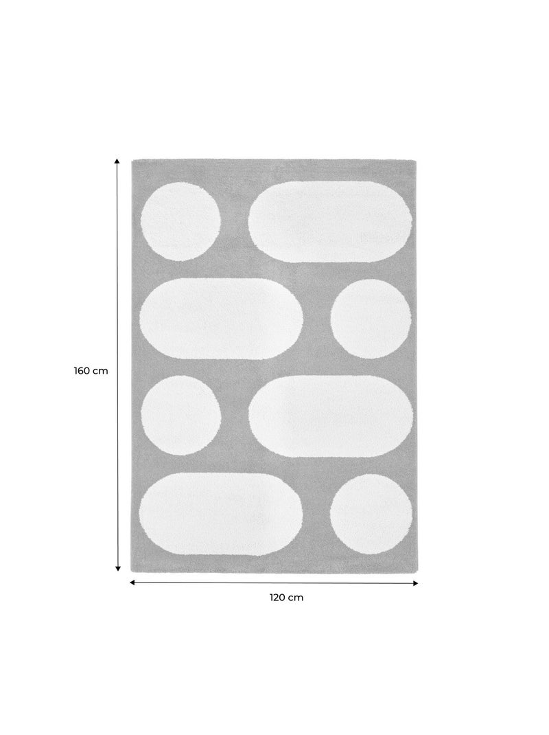 Tapis intérieur motif moderne orange Joyce Orange - Kiabi