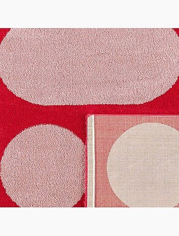 Tapis intérieur motif moderne rouge Joyce