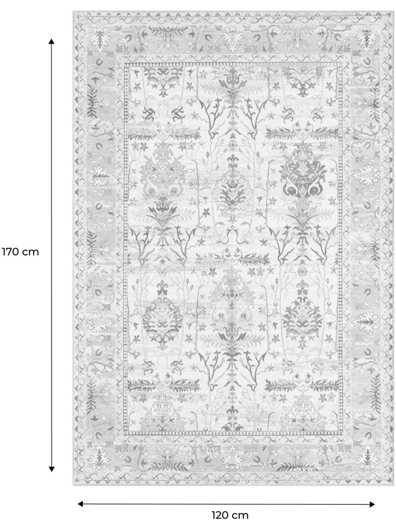 Tapis intérieur motif oriental / persan multicolore Cavy Multicolore - Kiabi