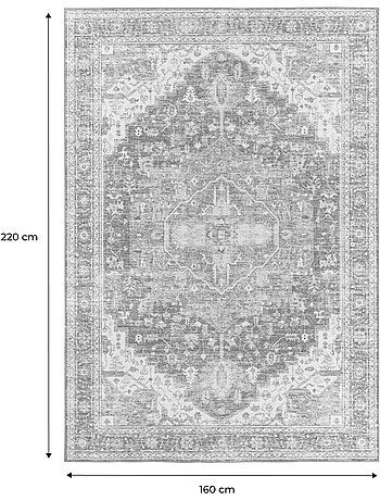 Tapis intérieur motif persan multicolore Emile