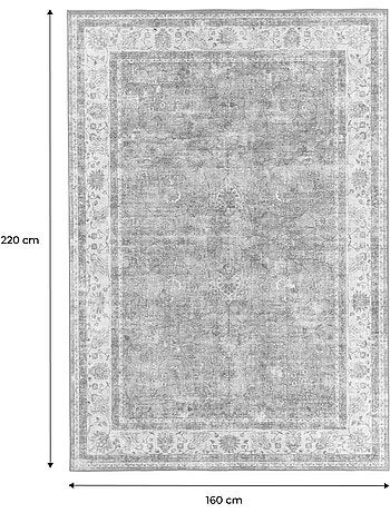 Tapis intérieur motif persan multicolore Liv