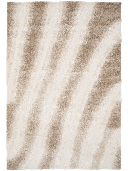 Tapis intérieur motif rayé beige Lou - Kiabi