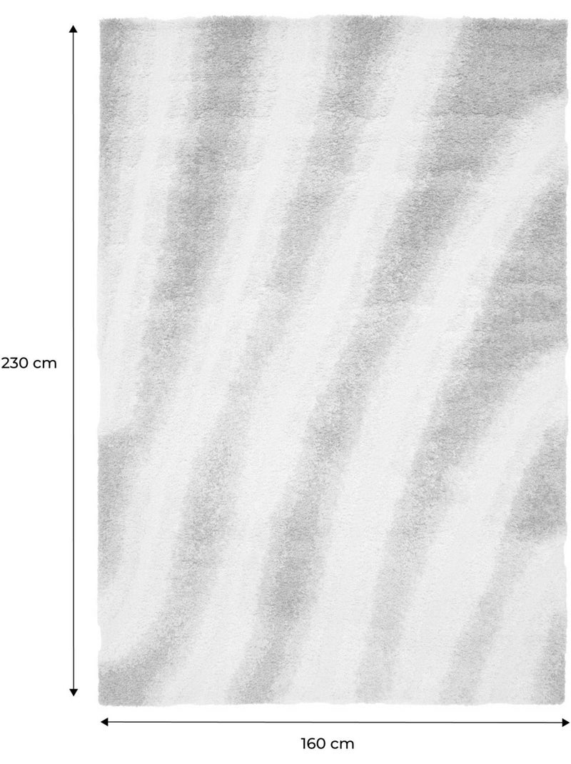 Tapis intérieur motif rayé beige Lou Beige - Kiabi