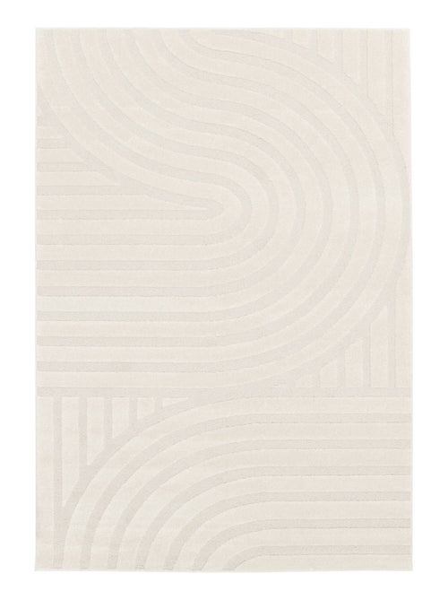 Tapis intérieur motifs arches crème Blake - Kiabi