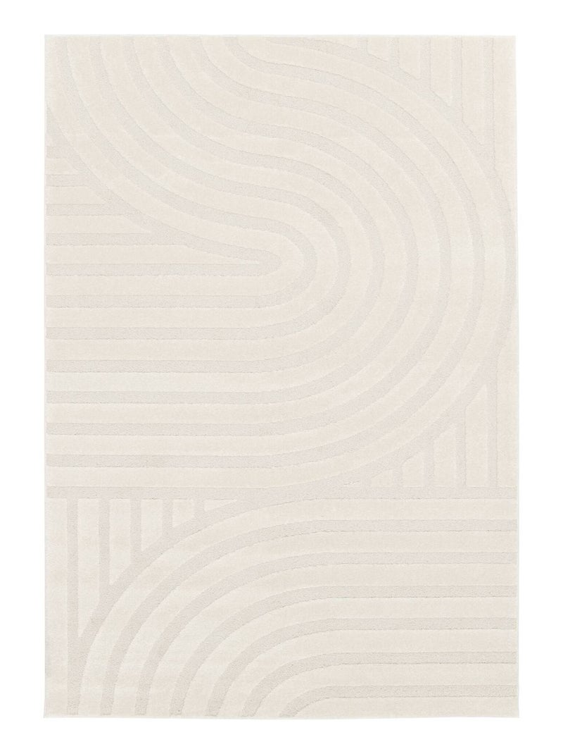Tapis intérieur motifs arches crème Blake Beige - Kiabi