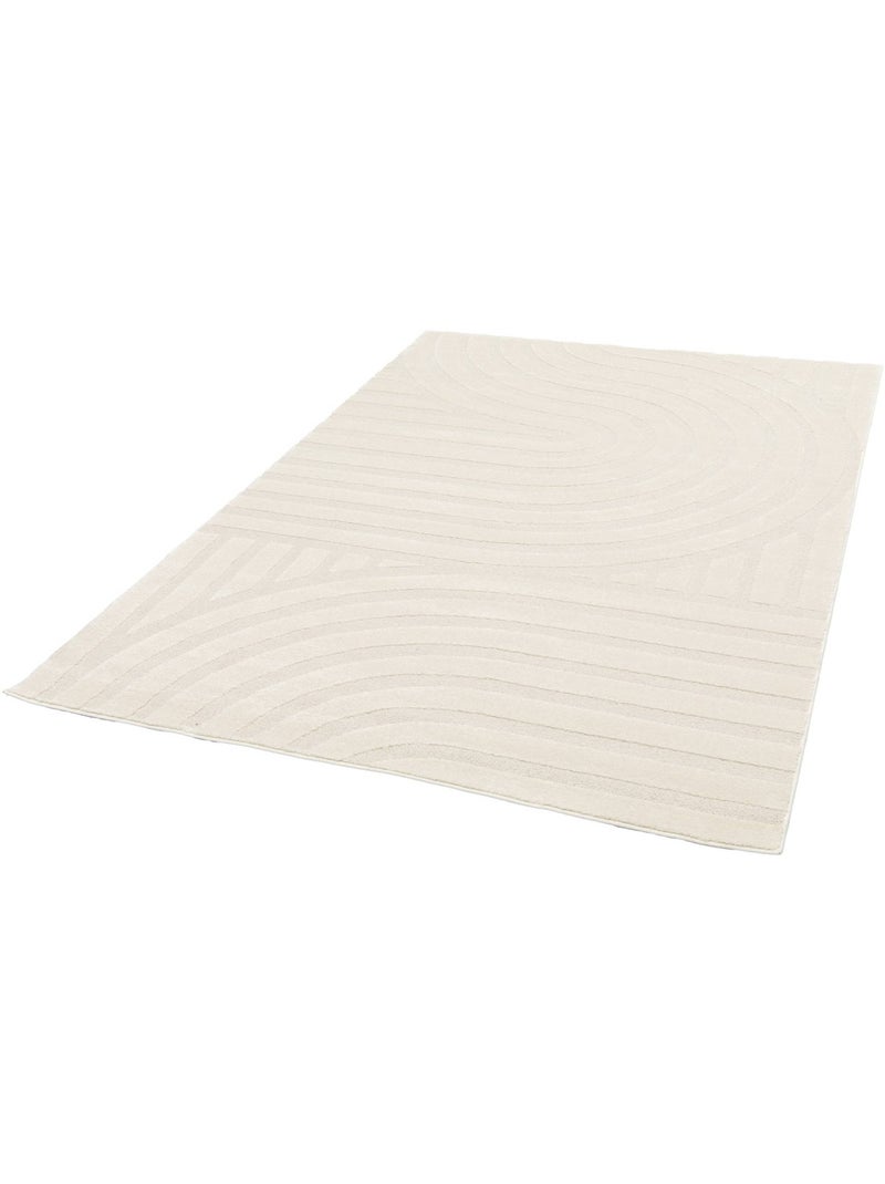 Tapis intérieur motifs arches crème Blake Beige - Kiabi