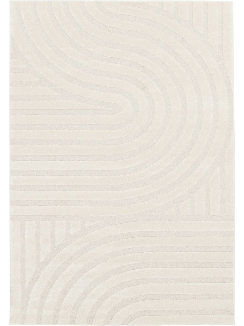 Tapis intérieur motifs arches crème blake Crème - Kiabi
