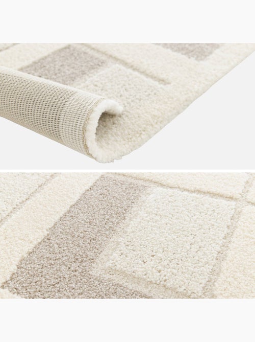 Tapis intérieur motifs géométriques crème Eve - Kiabi