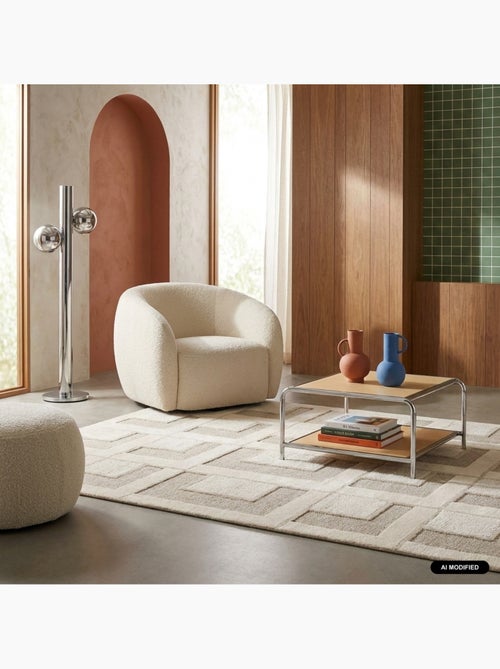 Tapis intérieur motifs géométriques crème eve - Kiabi Tapis intérieur motifs géométriques crème eve - Kiabi