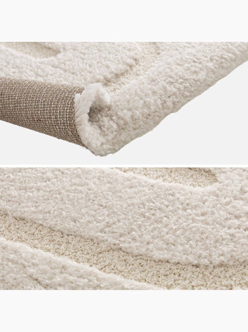 Tapis intérieur motifs géométriques crème Mae - Kiabi