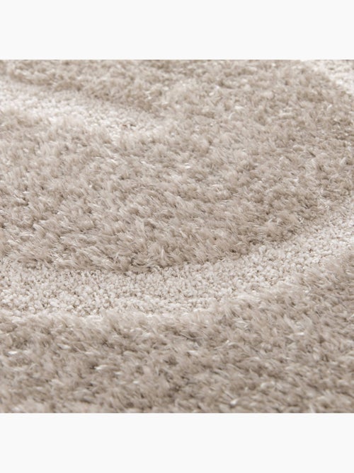 Tapis intérieur motifs géométriques taupe pio - Kiabi