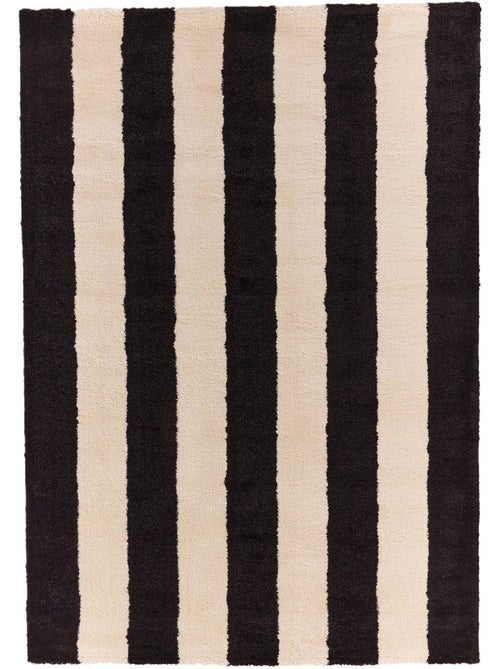 Tapis intérieur rayures noir et blanc Pablo - Kiabi Tapis intérieur rayures noir et blanc Pablo - Kiabi