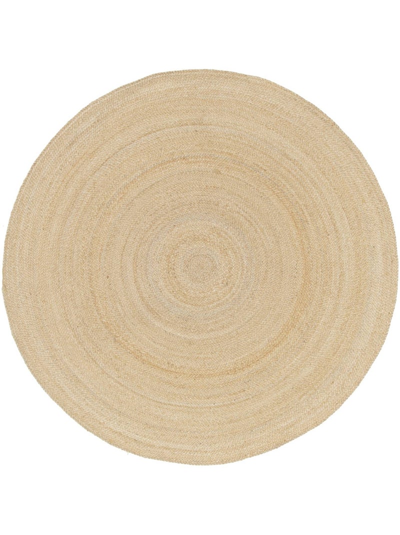 Tapis intérieur rond jute, naturel Padma Marron clair - Kiabi