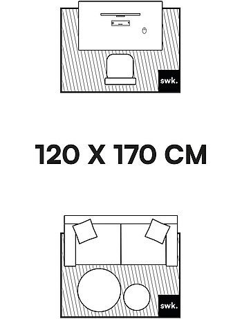 Tapis intérieur tufté avec légers reliefs créme Meryl