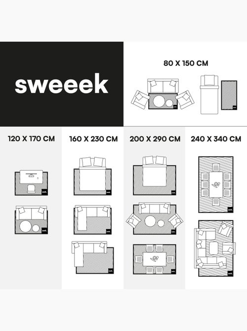 Tapis intérieur uni beige Oscaria - Kiabi