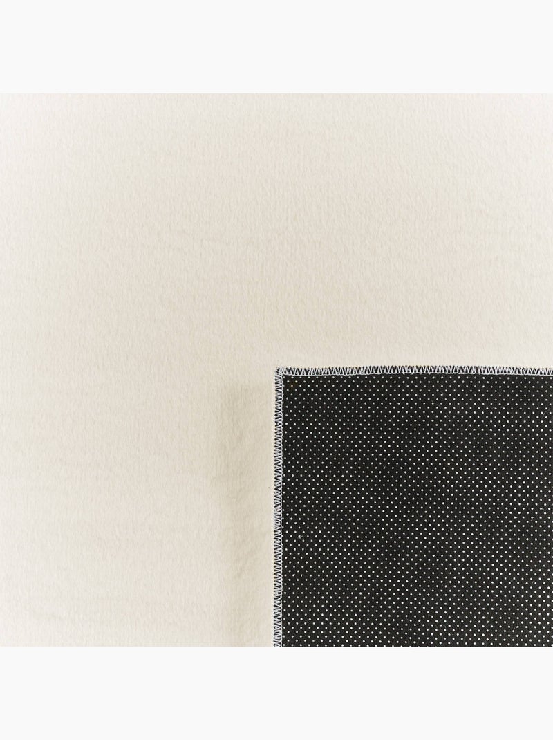 Tapis intérieur uni blanc oscaria Blanc - Kiabi