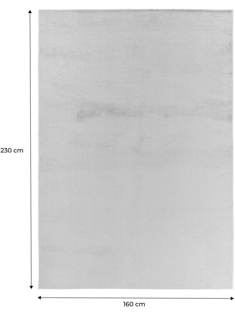 Tapis intérieur uni gris Oscaria Gris - Kiabi