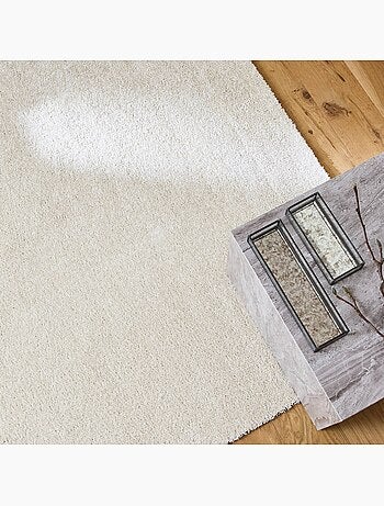 Tapis intérieur velours frisé crème lawrence